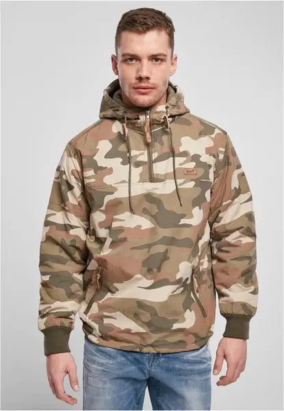 Dřevěná kamufláž Pull Over Windbreaker