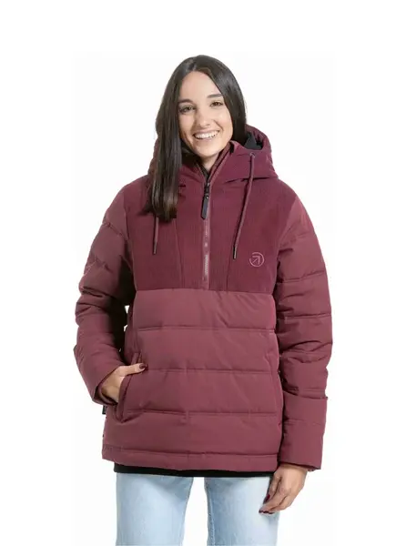 Meatfly dámská zimní bunda Winnie Pomegranate | Červená | Velikost XS