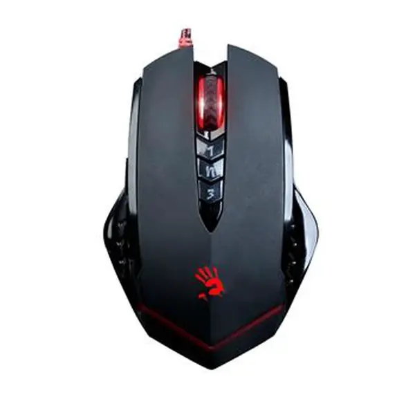 Herní myš A4tech BLOODY V8, až 3200DPI, 160KB paměť, USB, CORE 2, kovové podložky, černá