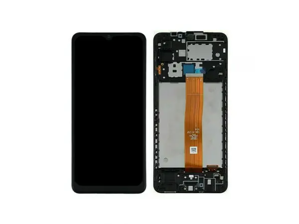 LCD + dotyk + rámeček pro Samsung Galaxy A12, black (OEM)