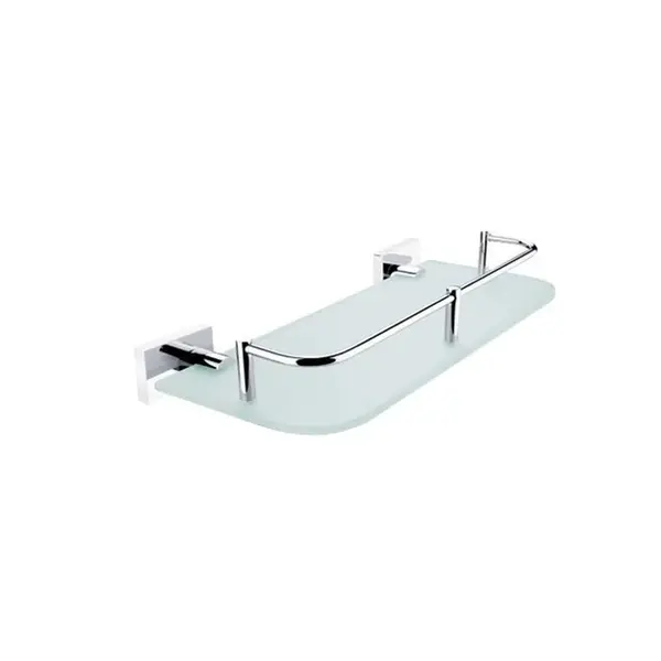 Nimco Keira - Police s ohrádkou, 30 cm, matované sklo/chrom KE 22091AX-30-26