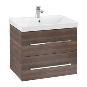 Villeroy & Boch Avento - Umývadlová skrinka, 63x51x45 cm, 2 zásuvky, Arizona Oak A89000VH
