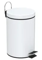 Aqualine Simple Line - Odpadkový kôš, 3 l, biela 28103