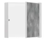 Hansgrohe XtraStoris Rock - Výklenok do steny, s dvierkami, 30x30x10 cm, matná biela 56085700