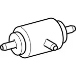 Geberit Príslušenstvo - T-tvarovka na pneumatické ovládanie splachovania 240.019.00.1