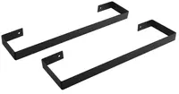 Sapho Příslušenství - Držáky ručníků, délka 61 cm, 2 ks, matná černá IRPA32B