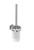 Kludi Vela S - WC kefa nástenná s držiakom, sklo/chróm 2597405