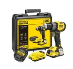 Stanley Náradie - 18V AKU vŕtací skrutkovač, 2x aku 2,0 Ah Li-Ion, nabíjačka SFMCD725D2K-QW