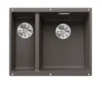Blanco Subline 340/160 - Silgranitový drez, 56x46 cm, drez vpravo, InFino, sivá 527346