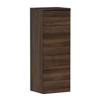 Hansgrohe Xelu Q - Bočná skrinka 40x107x35 cm, 1 dvierka, pánty vľavo, tmavý orech/matná čierna 54130670