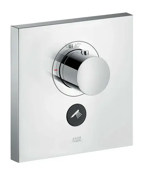 Axor ShowerSelect - Highflow termostat pod omietku na 1 spotrebič a ďalší výtok, chróm 36716000