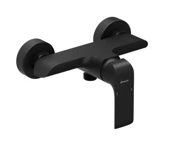 Ravak Flat - Sprchová batéria, matná čierna X070177