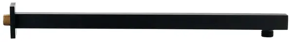 Sapho Sprchy - Sprchové rameno hranaté 40 cm, čierna mat SL102