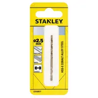 Stanley Príslušenstvo - Vrták do kovu HSS-E, priemer 2,5 mm STA50077-QZ