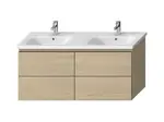 Jika Mio-N - Skrinka pod dvojumývadlo 130, 127x59x49 cm, jaseň H40J7184013421
