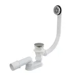 Alcadrain Odtokové súpravy - Vaňová odtoková a prepadová súprava, dĺžka 57 cm, ClickClack, chróm A505CRM