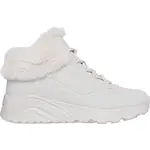 Skechers UNO LITE - COZY LEOPARD Dievčenská zimná obuv, sivá, veľkosť