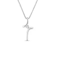 Přívěsek zlatý křížek s diamantem KLENOTA