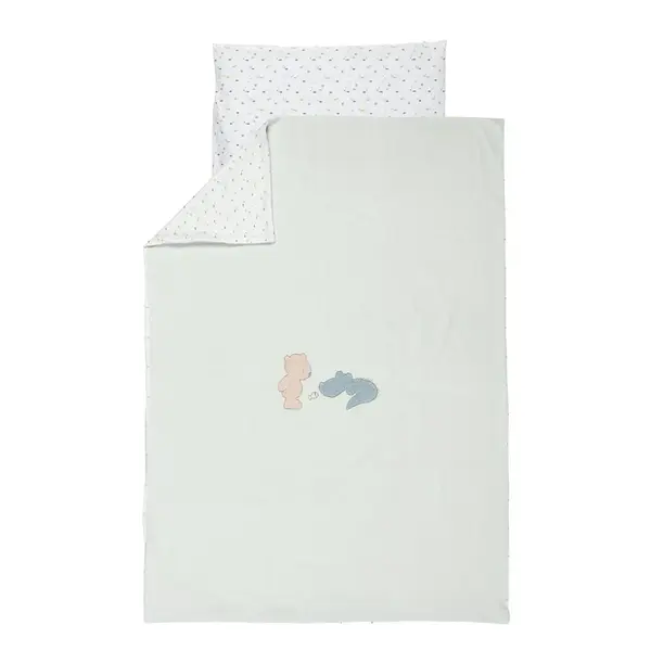 Nattou Prádlo ložní 2 dílné 100x140 cm a 40x60 cm Romeo, Jules & Sally