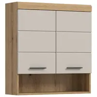 MID.YOU ZÁVĚSNÁ SKŘÍŇKA, kašmírová, přírodní barvy, 74/79/24 cm