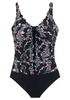 PETITE FLEUR Jednodielne plavky  čierna