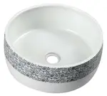 Sapho Priori - Umyvadlová mísa, průměr 41 cm, bez přepadu, bílá PI027