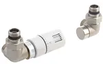 Aqualine Příslušenství - Připojovací sada ECO termostatická, levá, nikl/bílá CP9911LS