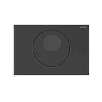 Geberit Sigma10 - Elektronické ovládání splachování, síťové napájení, easy to clean, matná černá 115.856.16.6