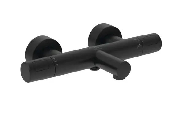 Ideal Standard Ceratherm T25N - Vanová termostatická baterie, hedvábná černá A8475XG