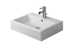 Duravit Vero - Umyvadlo 60x47 cm, s přepadem, s otvorem pro baterii, bílá 0454600027