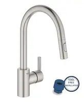 Grohe Feel - Dřezová baterie s výsuvnou sprškou, supersteel 31486DC1