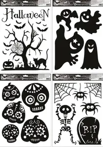 Okenní fólie 6850 černé 30x42cm, Halloween