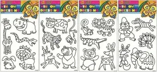 Předloha k barvám na sklo 1554 vyvýšená kontura 48