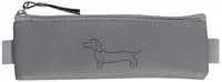 Penál etue mini s gumou na diář Sausage Dog dark gray