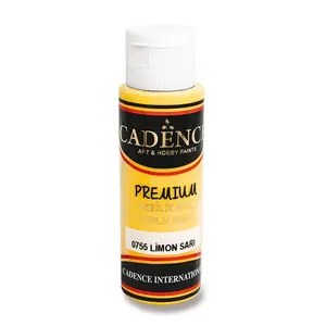 Akrylové barvy Cadence Premium, 70 ml - žlutá