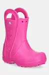 Holínky Crocs HANDLE IT RAIN BOOT KIDS žlutá barva, 211056