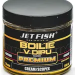 Jet fish boilie v dipu premium clasicc 200 ml 20 mm - cream scopex