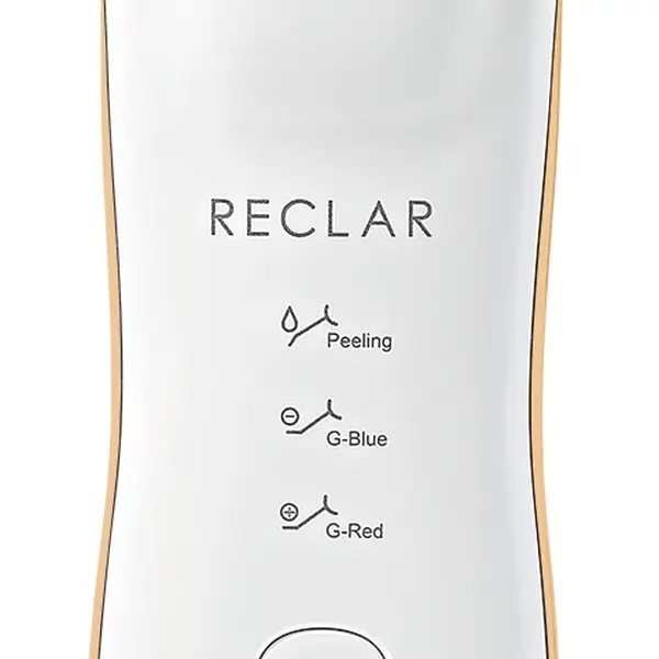 RECLAR Hypoalergenní galvanický peeler a terapie světlem PLUS zlatý