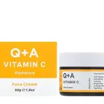 Q+A Rozjasňující pleťový krém s vitamínem C Radiance (Face Cream) 50 g
