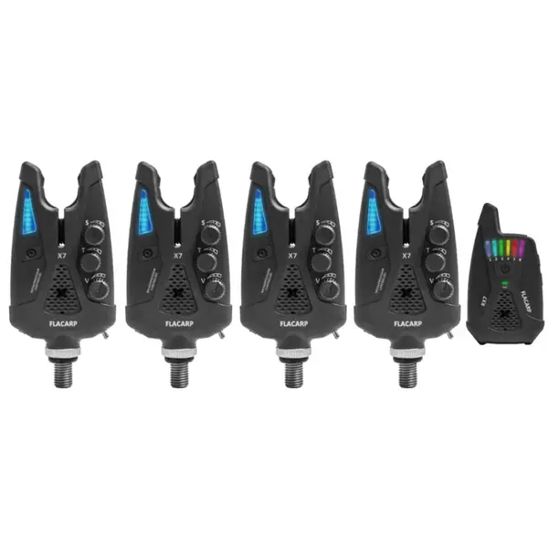 Flacarp sada signalizátorů x7 s příposlechem rx7 - 4+1