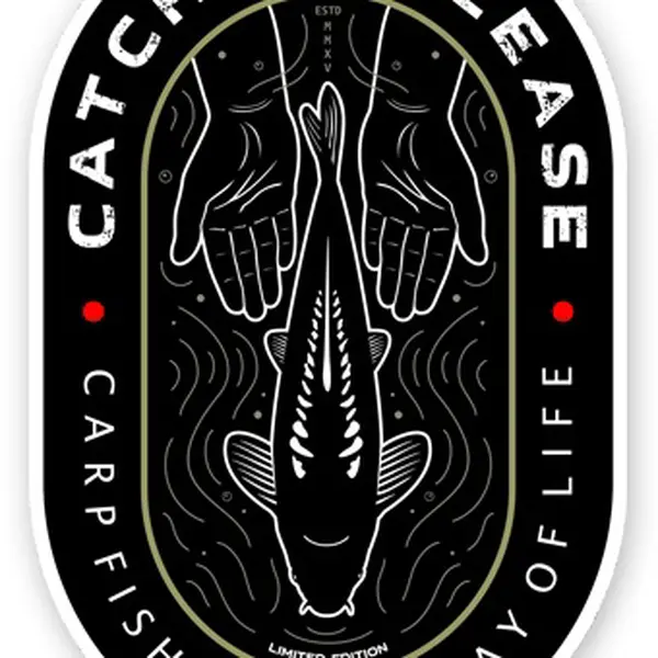 4anglersdesign samolepka 97 catch and release carpfishing