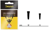 Delphin stoper cone rubber stopper 8 ks - 12 mm