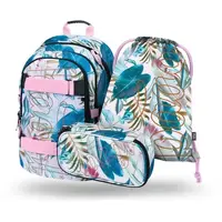 BAAGL 3 SET SKATE LEAFS Školský set, mix, veľkosť