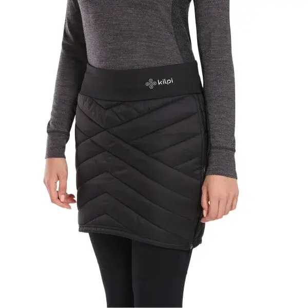 KILPI TANY Dámska zateplená sukňa, čierna, veľkosť