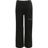 ALPINE PRO TEWRO Detské softshellové nohavice, čierna, veľkosť 116-122