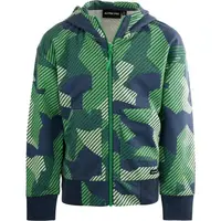 ALPINE PRO BORCO Detská mikina, zelená, veľkosť 104-110