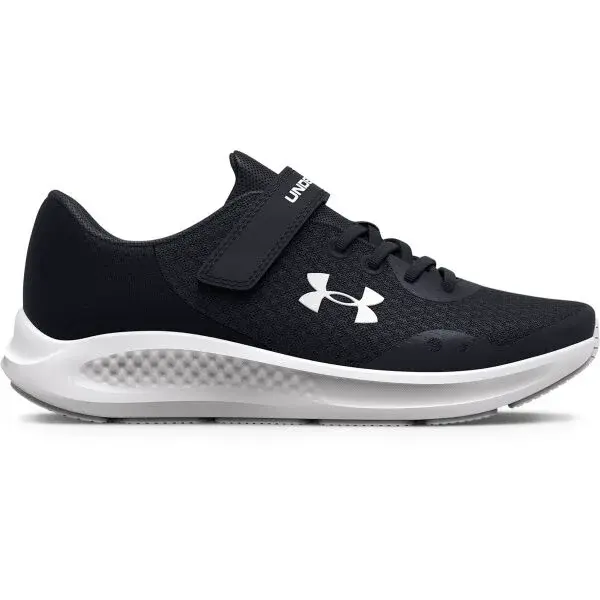 Under Armour BPS PURSUIT 3 AC Detské bežecké topánky, čierna, veľkosť 27.5