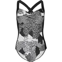 AQUOS RONSA Dámske jednodielne plavky, čierna, veľkosť