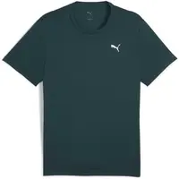 Puma M TAD ESSENTIAL POLY TEXTURE TEE Pánske športové tričko, tmavo zelená, veľkosť