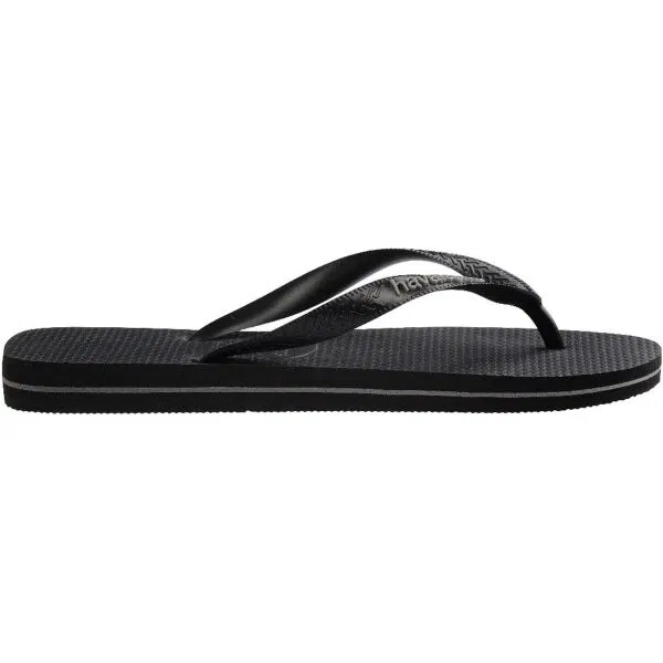 HAVAIANAS RUBBER LOGO FILETE Pánske žabky, čierna, veľkosť 43/44